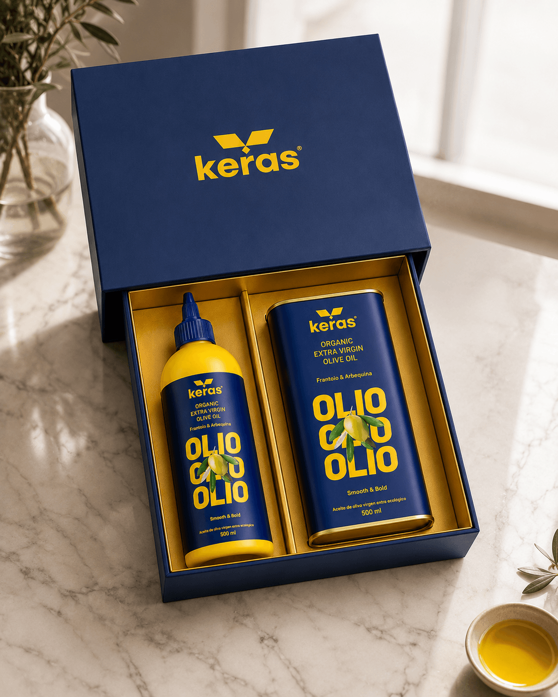 KERAS Chef Pack – Botella Chef + Lata Refill